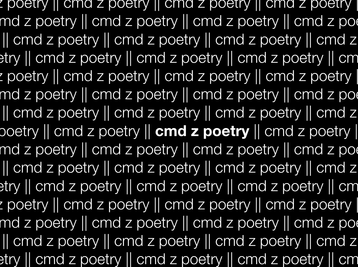 cmd z poetry